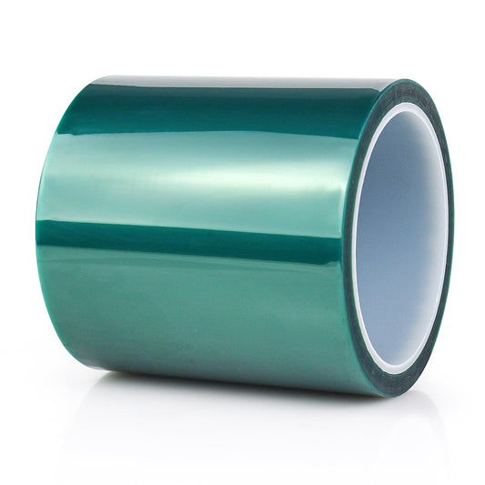 BOMEI PACK High Temp Tape, High Temperature Masking Tape, 4 inches x 108 Feet, Heat Resistant, Epoxy Release Tape, Ideal for Painting, Powder Coating, Circuit Boards