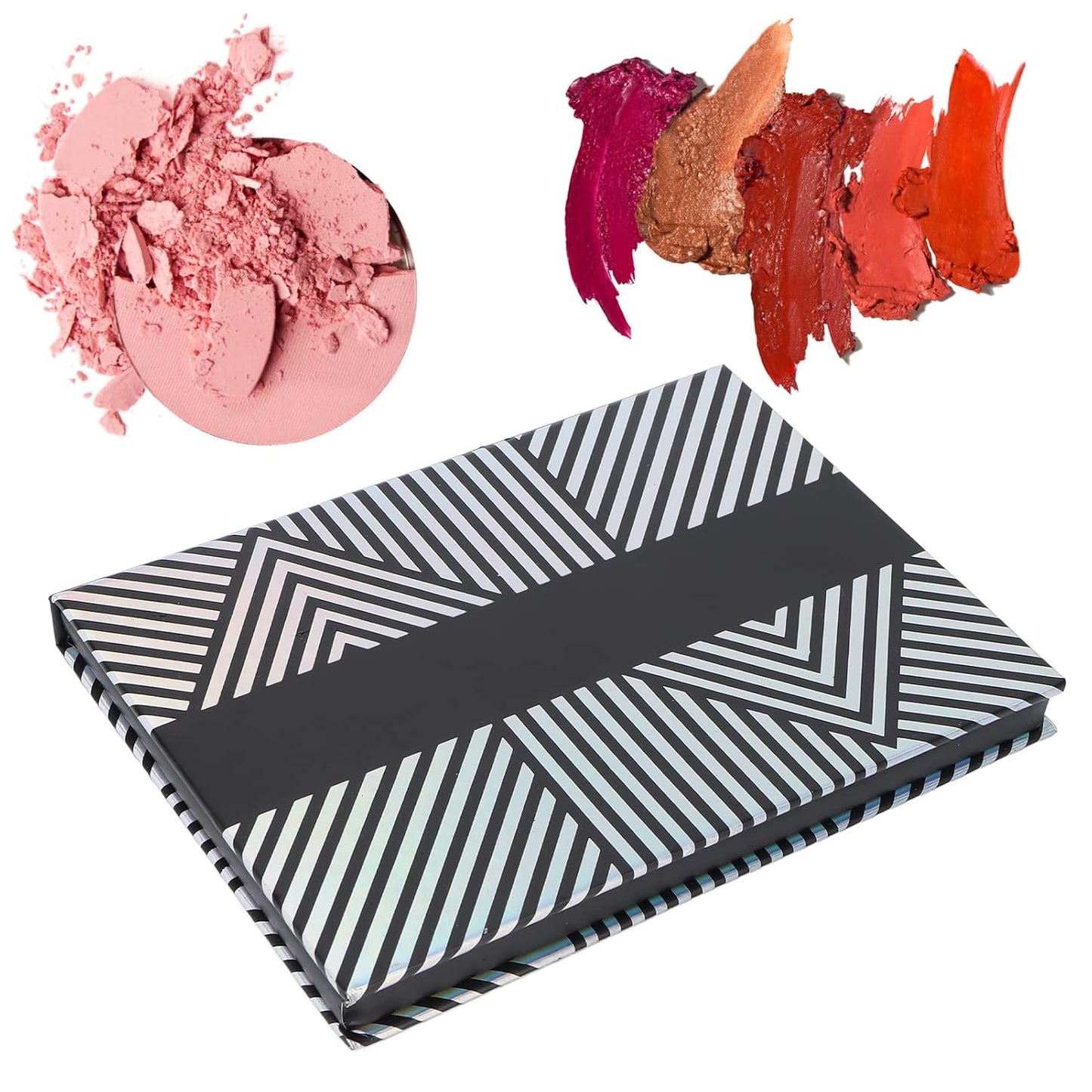 Empty Magnetic Eyeshadow, Makeup Palette Concealer Makeup Case with Mirror for Lipstick Blush Powder, Upgraded Shadow Palette Makeup Storage Extra Large Empty Pallete