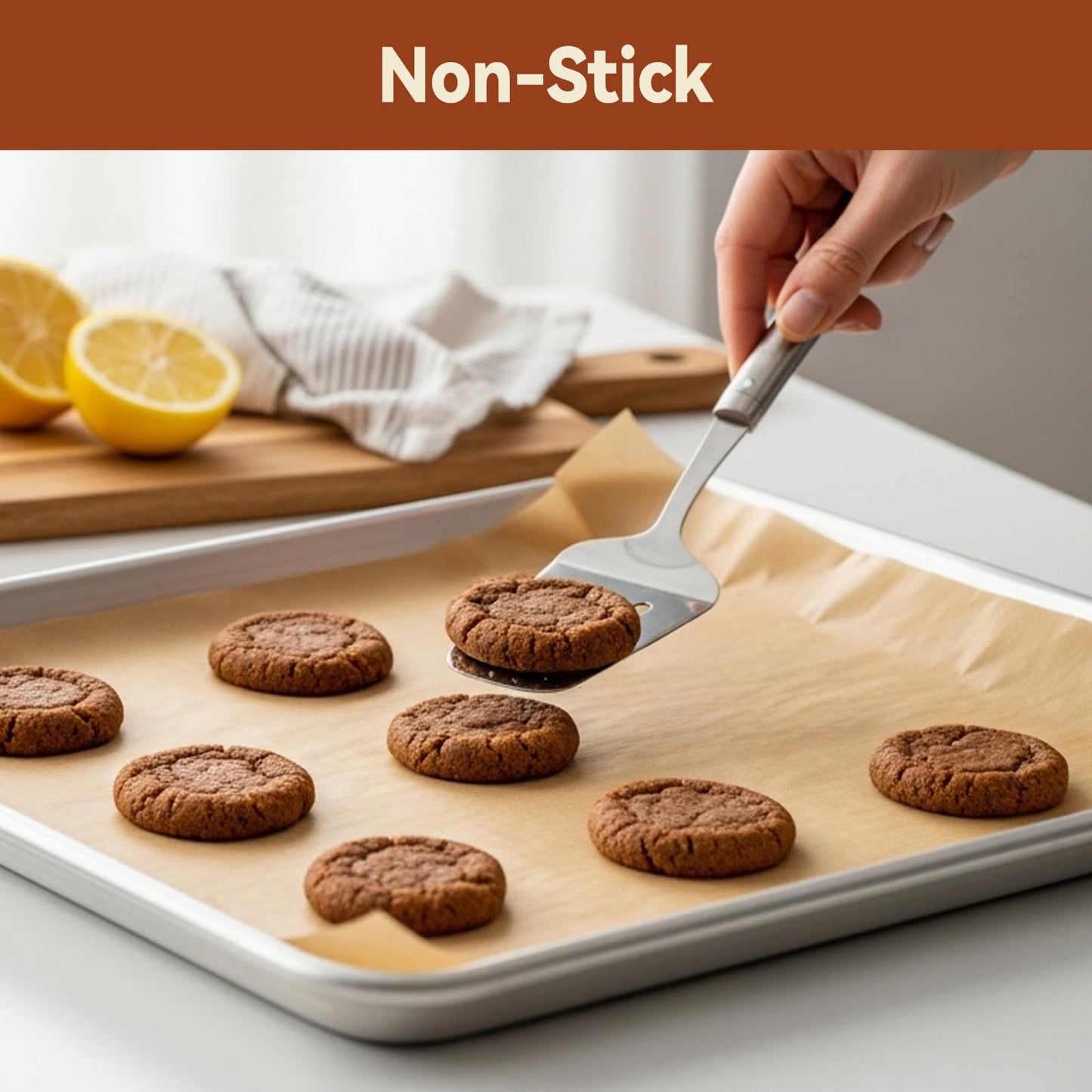 200 Pcs Parchment Paper Sheets, 12 x 16 Inch, Precut Non-Stick Parchment Sheets for Baking, Cooking, Grilling, Air Fryer and Steaming - Unbleached, Fit for Half Sheet Pans