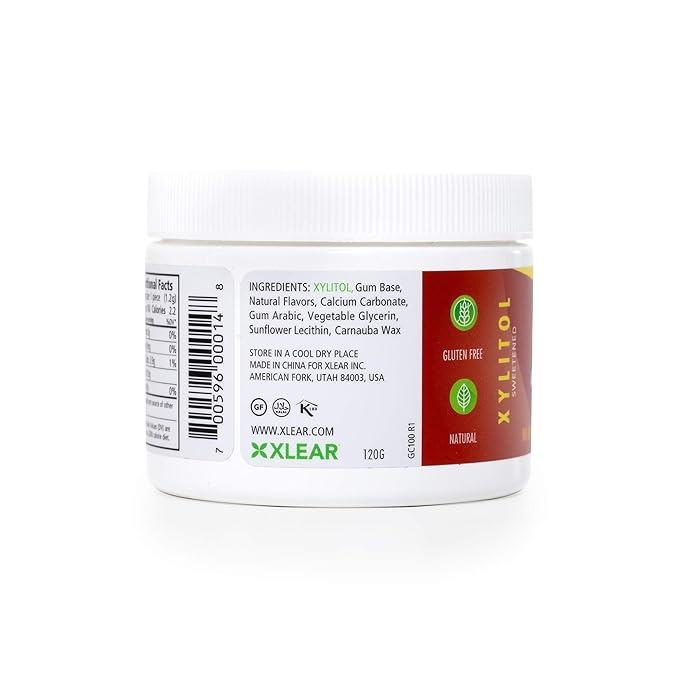 Spry Fresh Natural Xylitol Chewing Gum Dental Defense System - Aspartame-Free, Sugar-Free, Non-GMO, Gluten-Free (Cinnamon, 100 Count - Pack of 1)