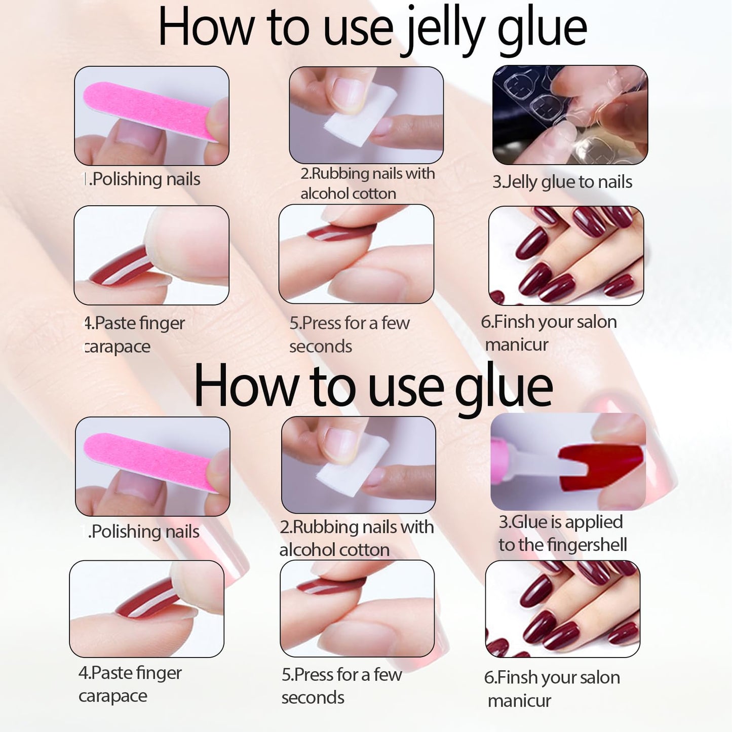 Hrnsnails Almond Shaped Press On Nails, Pink Press On Nails Almond, Glue On Nails Short Fake Nails with Glossy Designs,Acrylic Nails Press On Gel False Nails, Artificial Nails Stick On Nails for Women