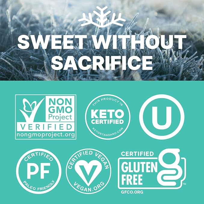 Wintergreen KETO Xylitol Candy Chips (3-Pack) - SNØ 1.5oz Tin - Sugar-Free Candy With Only 2 Ingredients | Low Carbs, Diabetic-Friendly, Non-GMO, Vegan, GF & Kosher | Purest candy in the world