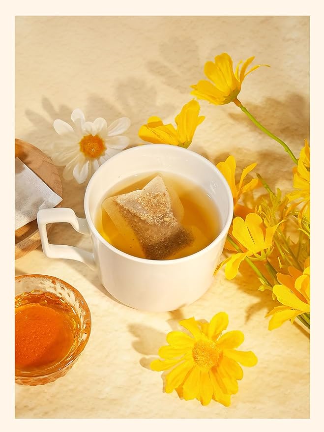 TeeLux Dandelion Root Tea Bags, Premium Raw Dandelion Root Tea, Smooth Taste, Caffeine Free, 100 Count