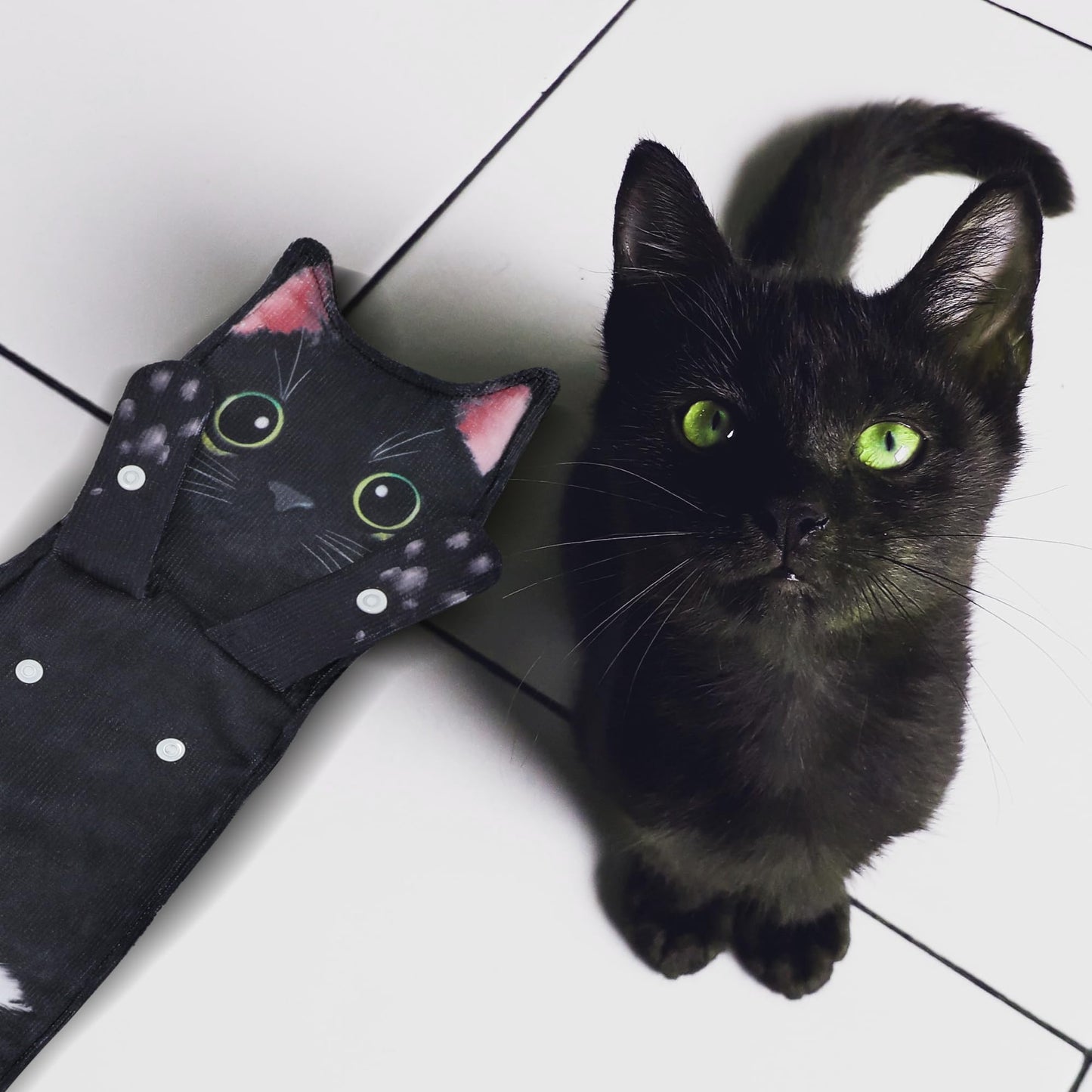 Funny Cat Hand Towels - Cute Decorative Washcloths & Face Towels, Super Absorbent & Soft - Mothers Day, Easter, House Warming & Birthday Gifts for Women Cat Lovers