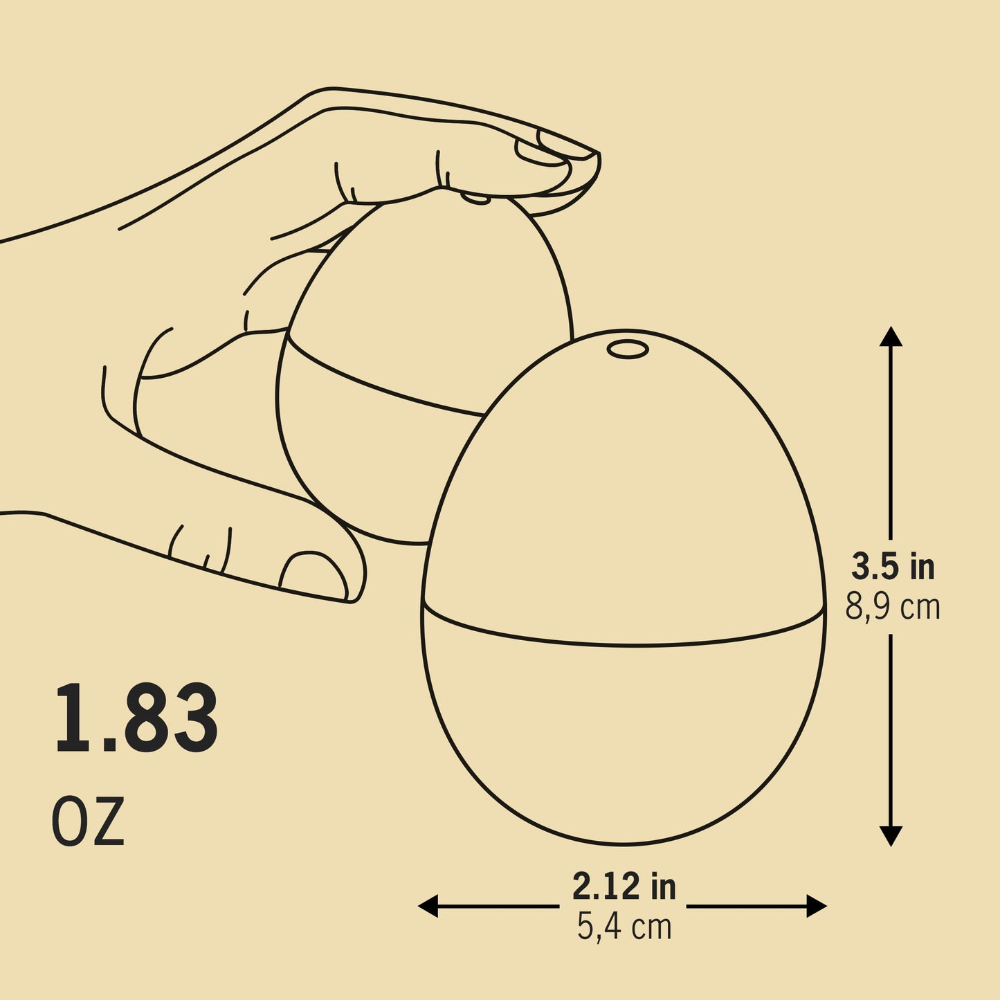 Patriotic Beepegg – Egg Timer for Boiling Eggs – Musical Egg Cooker for Soft, Medium, Hard Boiled Eggs – Food Safe – Singing Floating Egg Timer – Egg Cooker for 3 Levels of Doneness - Brainstream