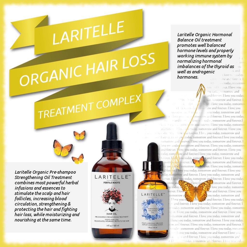 Organic Hair Growth Complex | Promotes New Hair Growth, Nourishes Follicles & Balances Hormones | Hair Loss Treatment | GMO-free