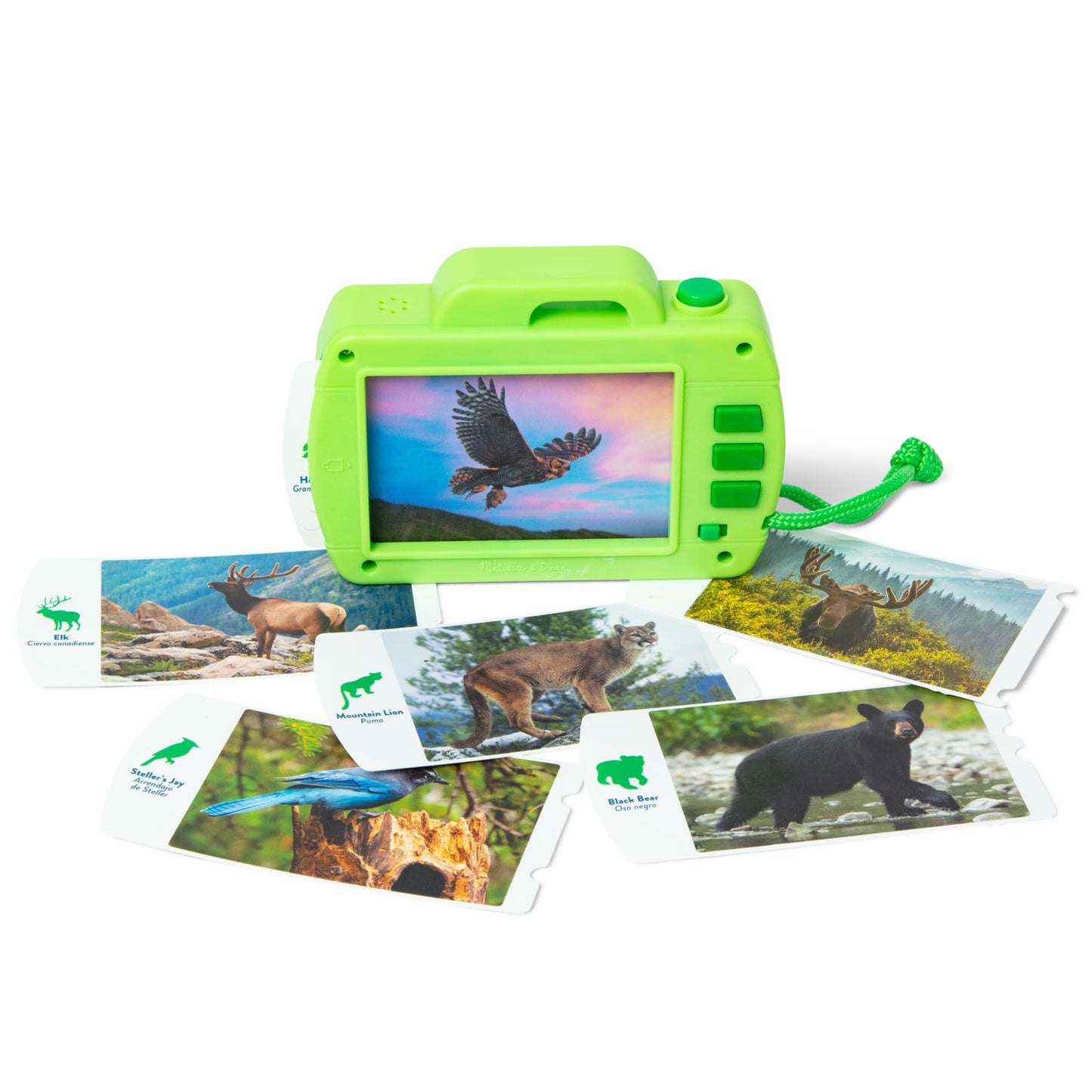 Melissa & Doug Rocky Mountain National Park Sights and Sounds Wooden Toy Camera Play Set - FSC Certified