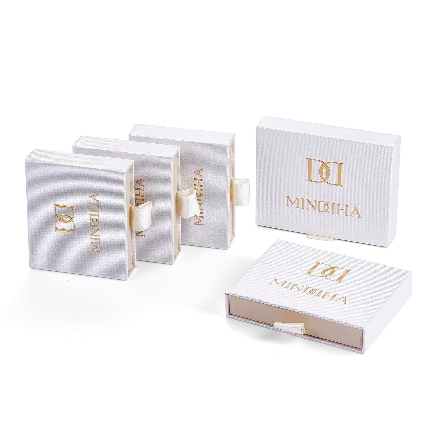 MINDDHA Tennis Bracelets| 2.5mm Cubic Zirconia Tennis Bracelets for Women | Gold Color | Princess-cut Square Shape| Size 7.5 Inch