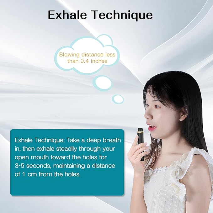 Smart Oral Odor Freshening Detector, Portable Bad Oral Odor Breath Freshening Monitor with 32-bit CPU for Halitosis Detection - Instant VSCs Analyzer, Handheld Bad Breath Checker for Oral Hygiene Care