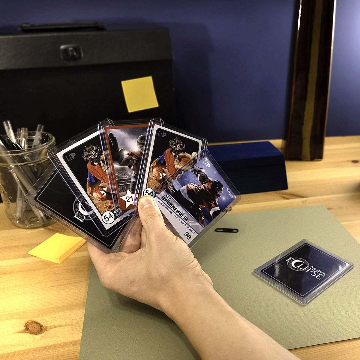 Ultra Pro 25 3 X 4 Top Loader Card Holder for Baseball, Football, Basketball, Hockey, Golf, Single Sports Cards Top Loads