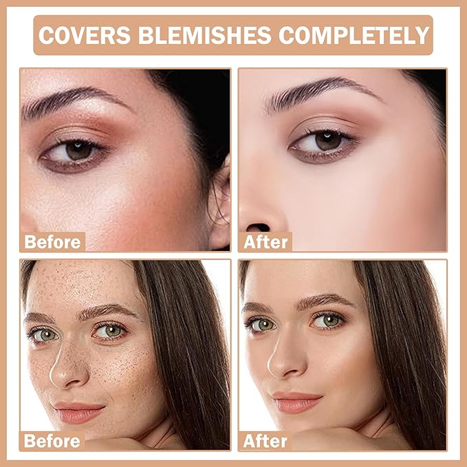 Under Eye Concealer for Dark Circles Color Corrector Pro Concealer de oieras Long-lasting Cover up Makeup Long-lasting,Waterproof - Set C-05+06