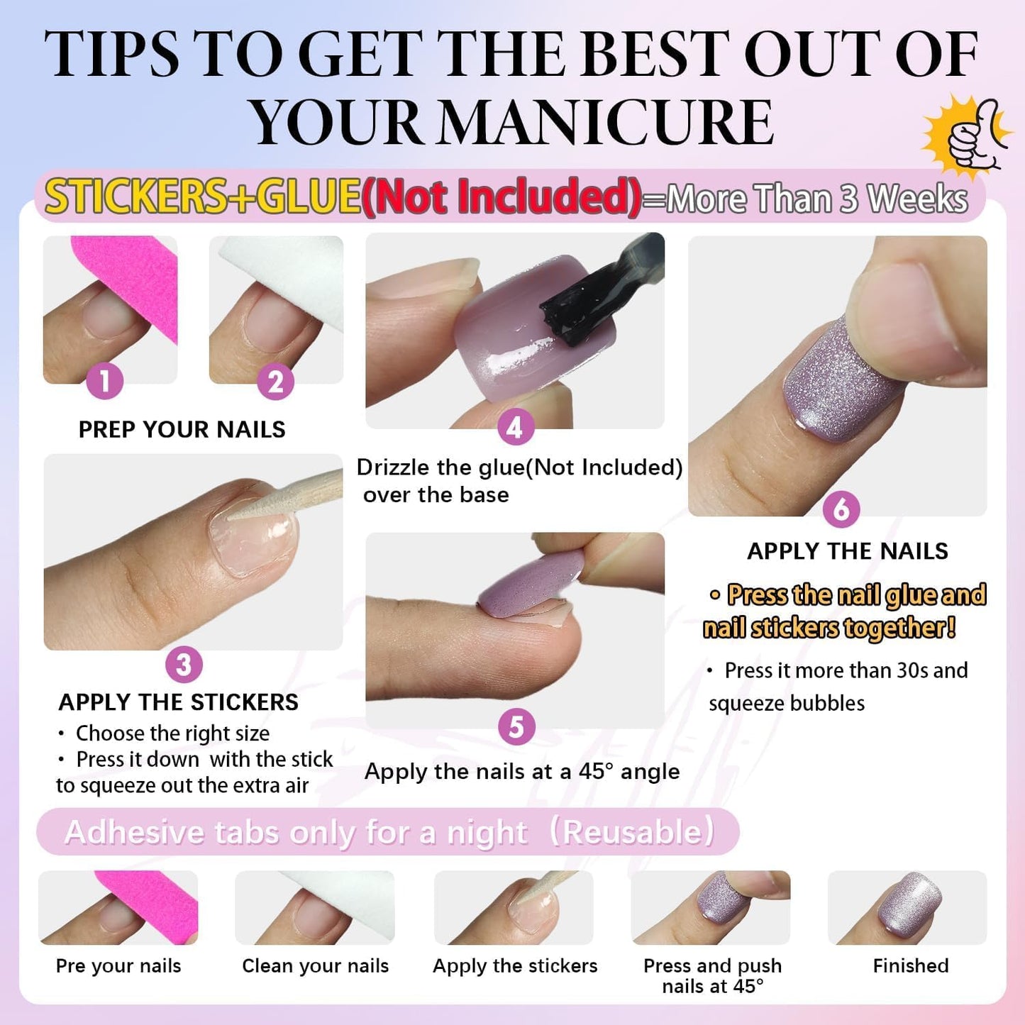 KQueenest Violet Blue Cat Eye Press on Nails Short, 30 Pcs Acrylic Press on Nails Square, Sparkly Glitter Black Fake Nails Press on Short, Reusable Chrome Soft Gel Glue on Nails for Women