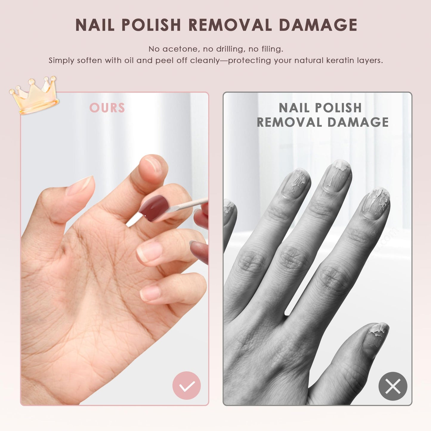 KHARITA Semi Cured Gel Nail Strips – Real Gel Nail Polish UV Wraps for Brittle Nails | Long Lasting Easy Peel-Off Removal | Hema-Free | 20-Piece Spring Floral Salon Sticker Kit with File & Stick