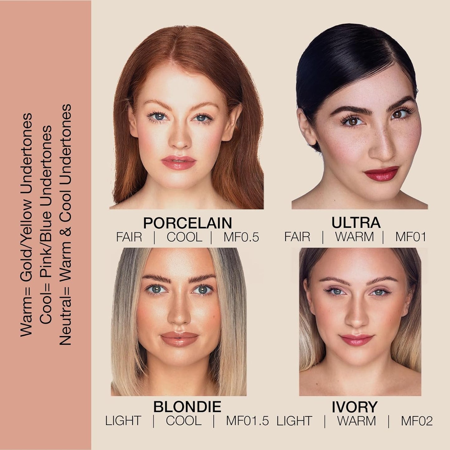 Bellapierre Mineral Foundation SPF 15 – Loose Powder Foundation, Full Coverage Mineral Makeup with Matte Finish – Vegan, Cruelty Free, Hypoallergenic, Oil & Talc Free – 0.32 oz - Ultra