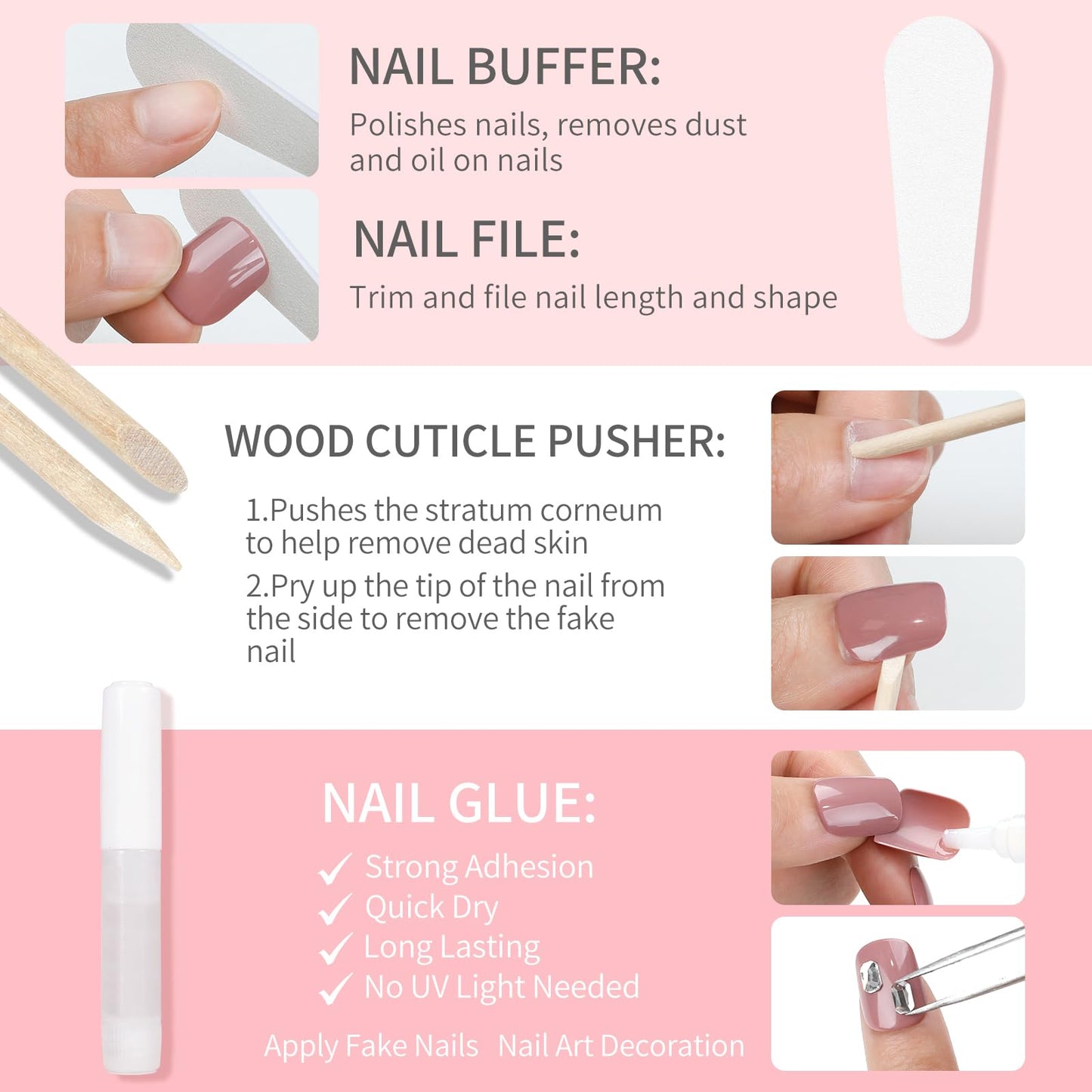 Dark Green Cat Eyes Press On Nails,12 Sizes - 24 Pcs Soft Gel Green Medium Coffin Fake Nails Kit with Nail Glue, Natural Reusable Stick On False Nails for Women and Girls SK0998