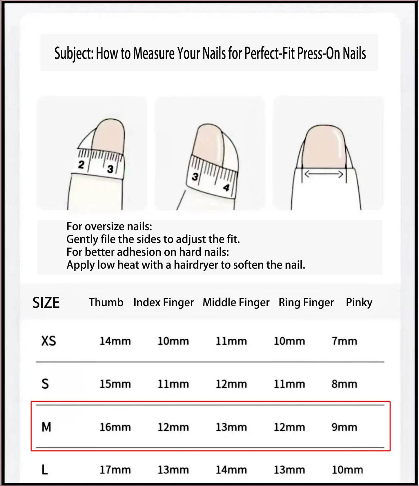 Threelegscat Square Handmade Press on Nails Medium Nails Press Ons With 3d Flower and French Tip Design Reusable Fake Nails for Women for Spring and Holiday 10pcs M Size Pattern S1108