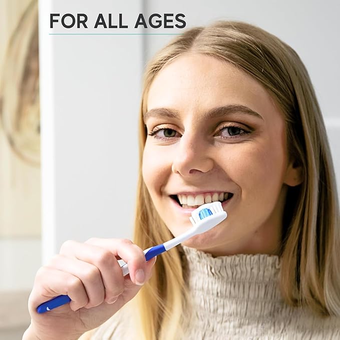Bulk Toothbrushes Pack - 48 Individually Wrapped Toothbrushes Bulk for Travel, Hotels, Relief Missions, and Donations - Bulk Disposable Toothbrush Pack Adults and Kids