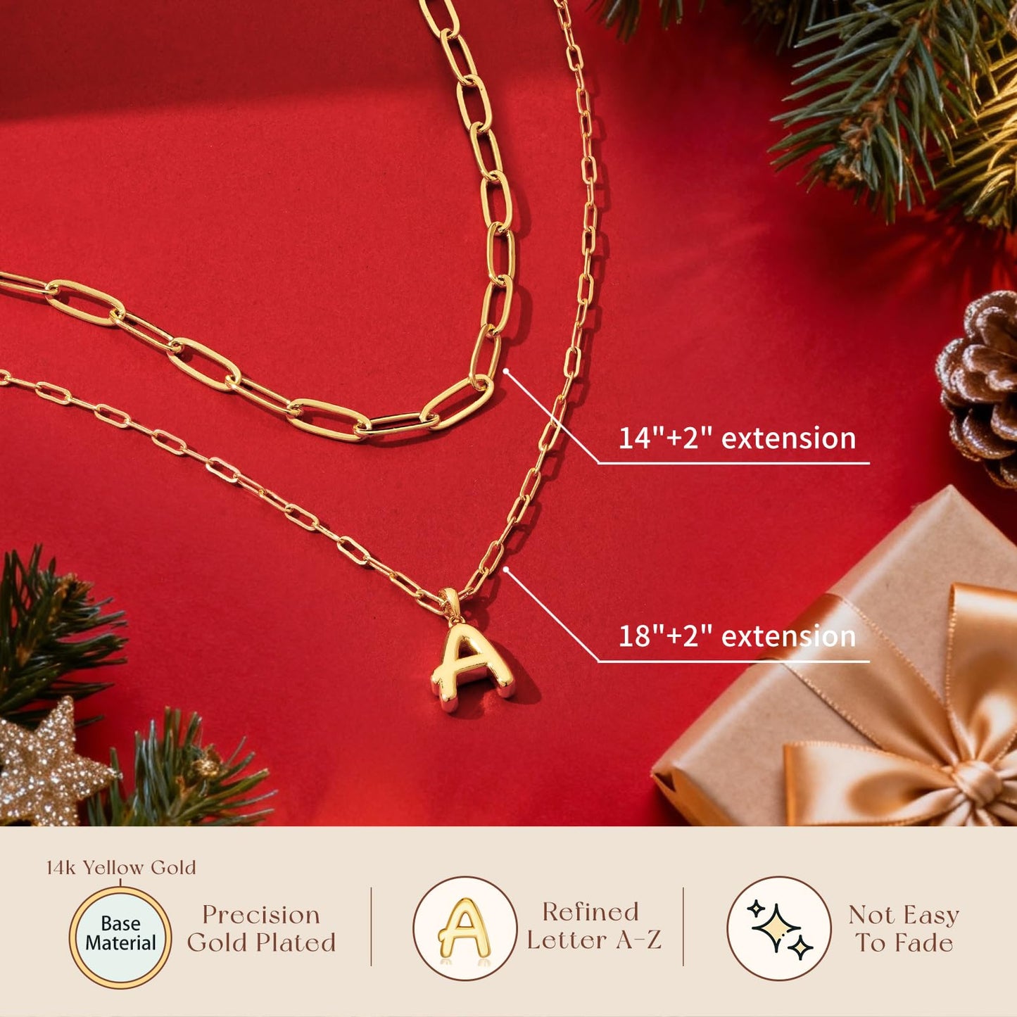 adoyi Gold Heart Initial Necklaces for Women Hers Dainty 14K Gold Plated Layered Letter Z Pendant Necklace Stack Jewelry Birthday Valentines Gifts for Women Mom Wife