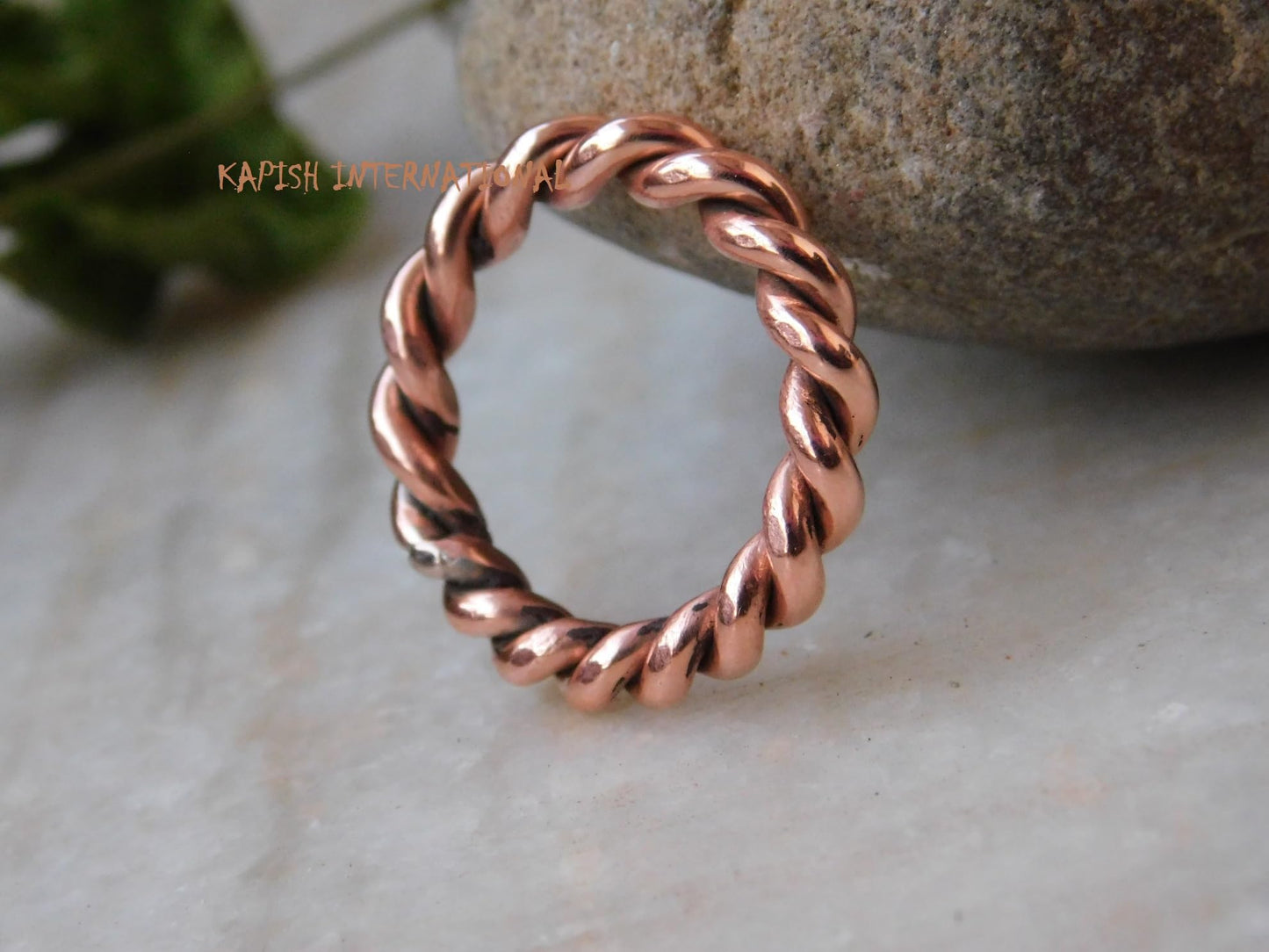 Pure copper tensor rings twisted, Simple ring, Tensor Rings Twist Ring Jewelry, Solid Copper Twisted ring for Men and Women, Jewelry for Unisex, (12.5)