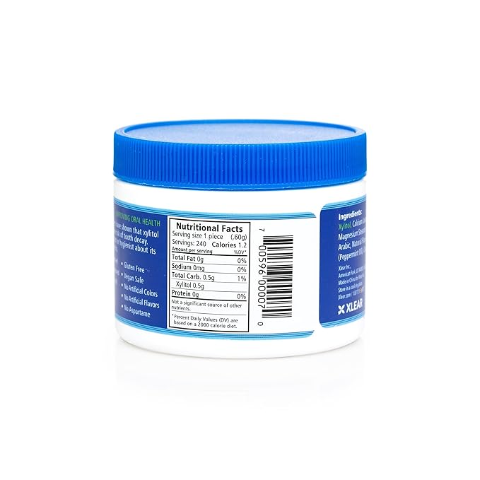 Spry Xylitol Peppermint Sugar Free Candy - Promote Oral Health, Increase Saliva Production, Stop Bad Breath, Non-GMO, Gluten-Free, 240 Count (Pack of 2)