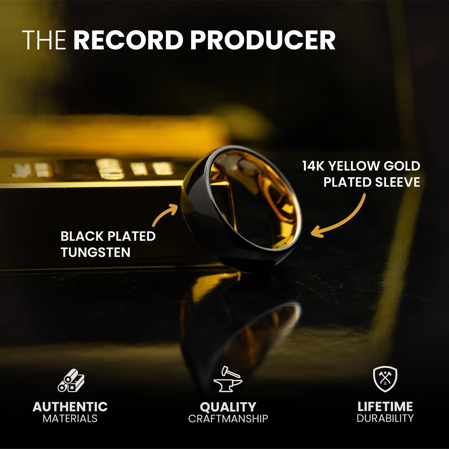 Manly Bands The Record Producer - Size 9