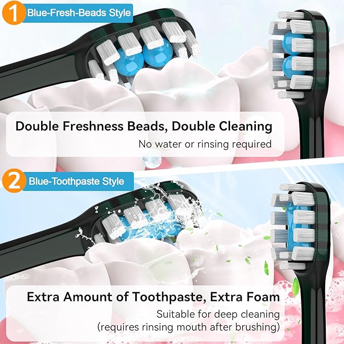 40Pack Disposable Toothbrush with Toothpaste All-in-One Oral Care Prepasted Individually Wrapped 5-in-1 Mini Toothbrush with Toothpick, Flosser, Tongue Cleaner, Perfect for Travel & On-The-Go (40P)