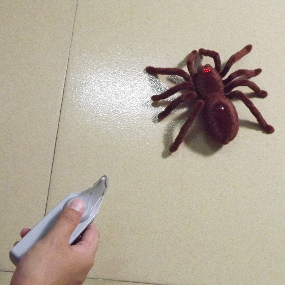 Tipmant Simulation Cute RC Spider Infrared Remote Control Vehicle Car Electric Realistic Animal Kids Prank Scary Toys