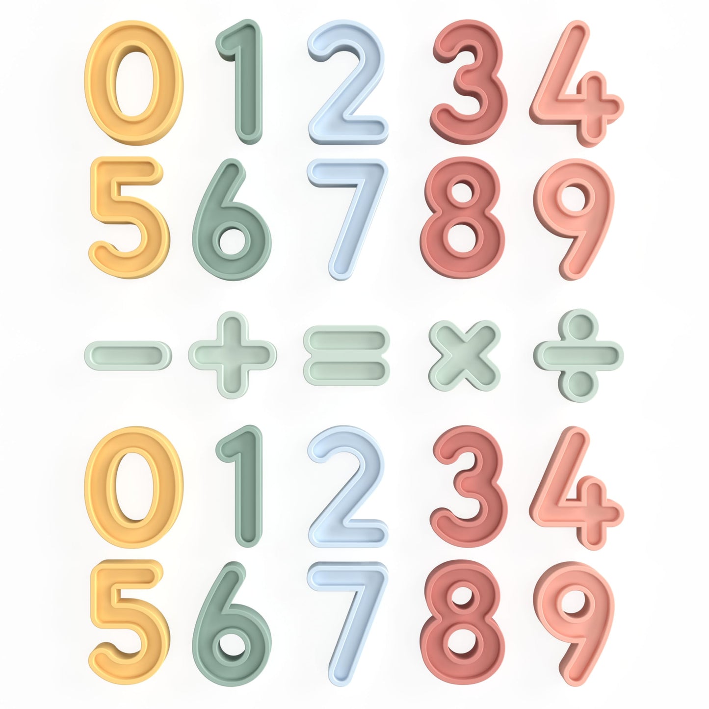 Inspire My Play - Kids Sensory Numbers Set - Number Toys Maths Resources Tuff Tray Accessories Early Years Resources
