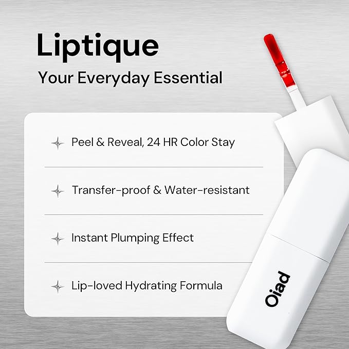 All-Day Lip Set – Liptique (006 WINTTO) Long Lasting Peel Off Lip Stain & Lip Glow Nourishing Oil