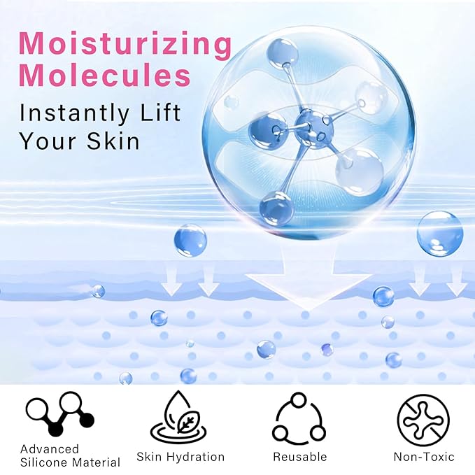 Anti Wrinkle Patches for Lip, Smile Line Patches, Overnight Smoothing Anti-Wrinkle Face Patches for Smile Line & Lip Area, 6 Pcs