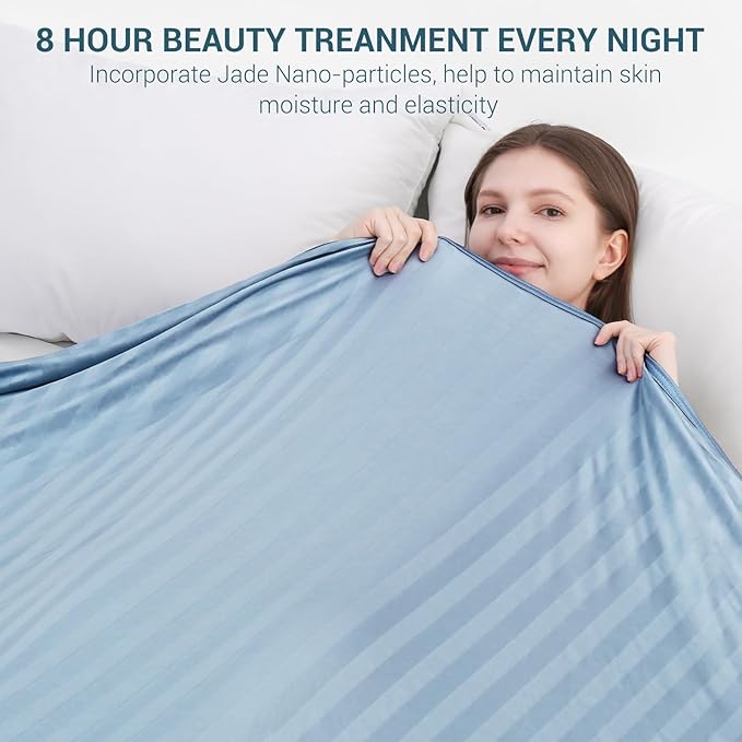 Elegear Revolutionary Cooling Blanket King, Absorbs Heat to Keep Body Cool for Night Sweats, Double Sided Arc-Chill3.0 Cooling Fiber Q-Max>0.5, Lightweight Summer Cold Blankets for Sleeping 90“ x 108”