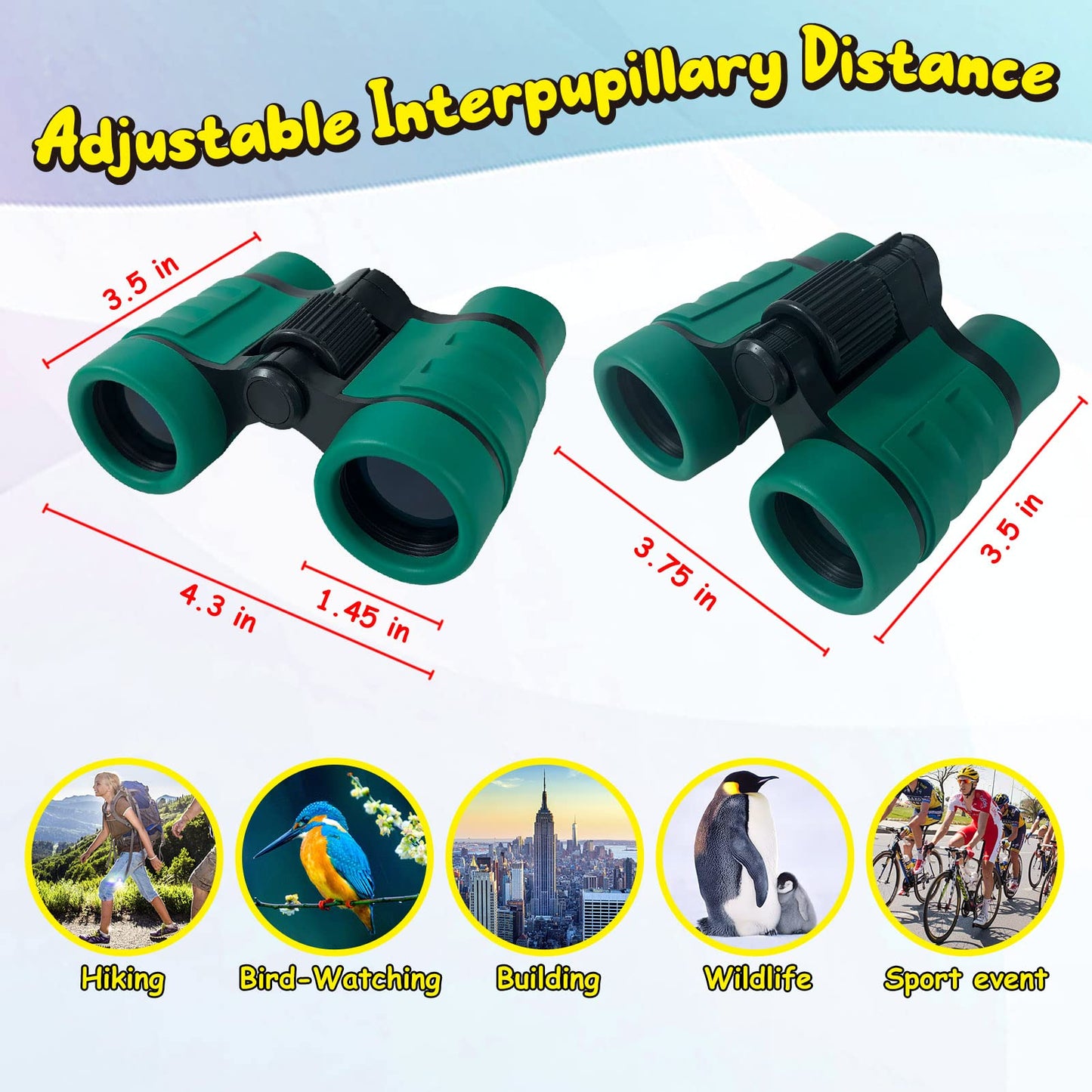 ESSENSON Kids Explorer Kit - Adventure Kit for Kids, Outdoor Explorer Kit with Binoculars, Summer Outdoor Toys for Kids Ages 4-8