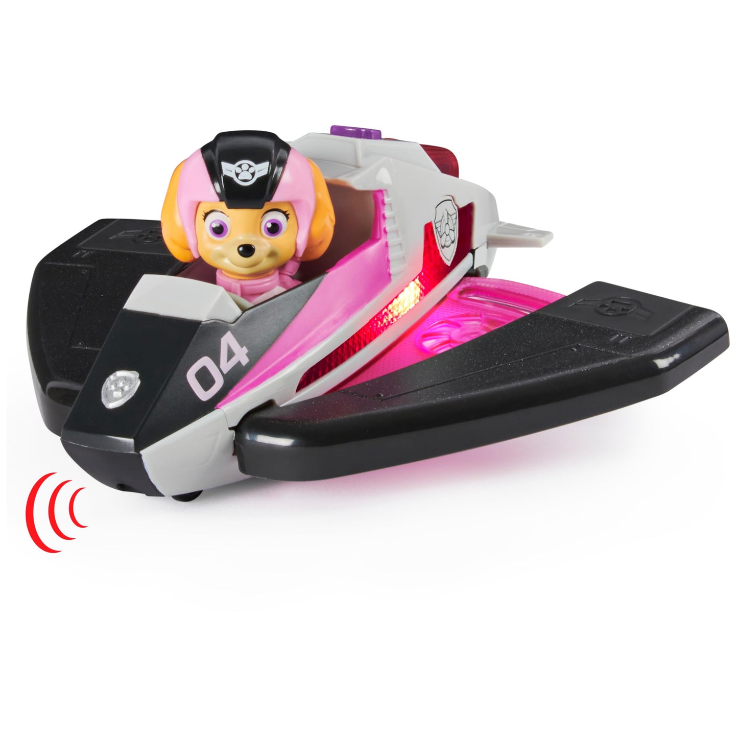 Paw Patrol, Jet to The Rescue Skye Deluxe Transforming Vehicle with Lights and Sounds