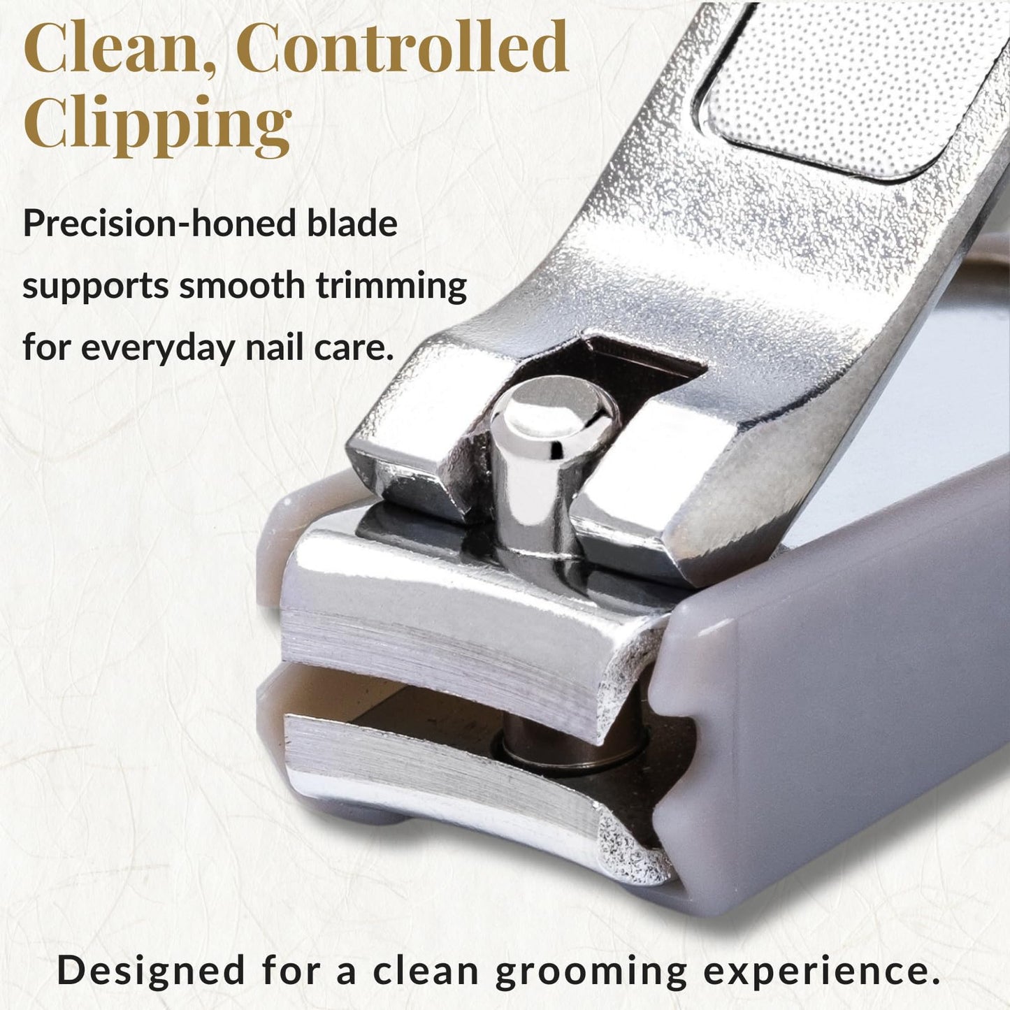 Wablade Japanese Nail Clippers, 2.8 Inch, Made in Seki Japan, Curved Carbon Steel Blade, Built-in Catcher & Nail File, Clean Controlled Trimming for Fingernails & Toenails (Black)
