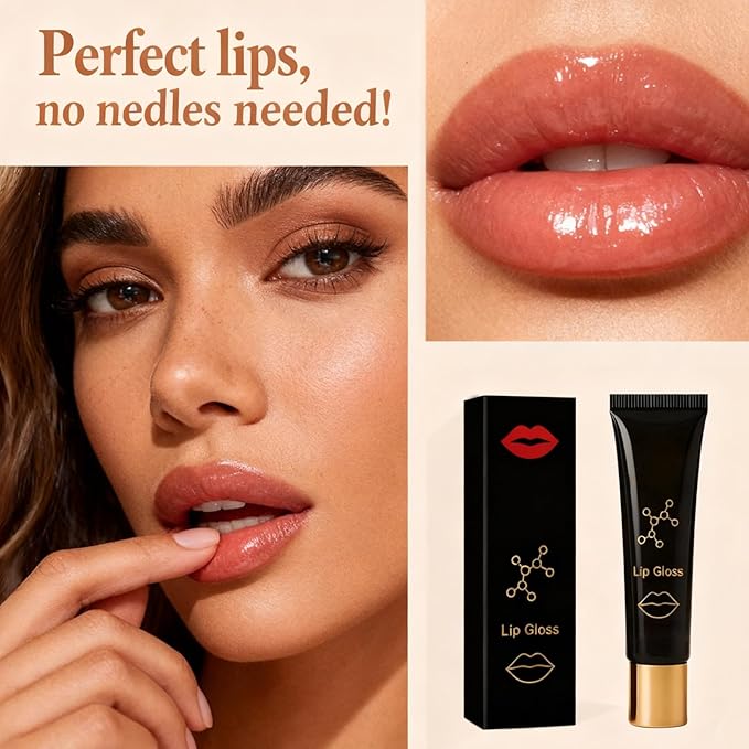 Herbionyx Lip Plumper, Herbionyx Lip Plumping Serum, Hydrating And Nourishing Lip Oils, Hydra Lip Gloss Serum, Moisturizing Plumping, Long Lasting Transfer-Proof Lipstick, Non-Sticky (1 Pc)