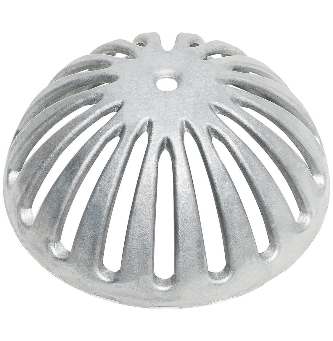Leyso Heavy Duty Aluminum Dome Floor Drain Cover and Drain Strainer, Removable Outdoor Drain Cover, Dome Strainer for Restaurant, Home, Garden, Roof Top 5-1/4" Diameter x 2-1/4"H (1 PCS)