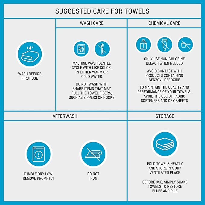 Madison Park Organic 100% Cotton Bathroom Towel Set, Hotel & Spa Quality Highly Absorbent, Quick Dry, Include for Shower, Handwash & Facial Washcloth, Multi-Sizes, Ivory (Pack of 2)