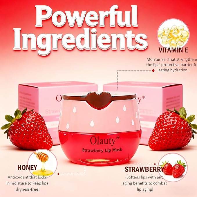 10 PCS Bee Lip Balm Honey Pot,Strawberry,Watermelon,Apple Lime,Cherry,Mint,Aloe Vera,Grapes,Coconut&Peach Flavors Honey,Moisturizing Lip Mask Overnight Reduces Lip Lines,Cracked Lip Care,Bulk Gifts