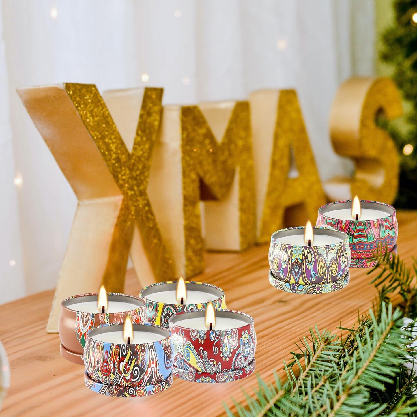 24 Scented Candles Set - Natural Soy Wax and Fragrance - 2.5 Oz Jar Candle Gifts Set for Home Decor Bath Relaxing