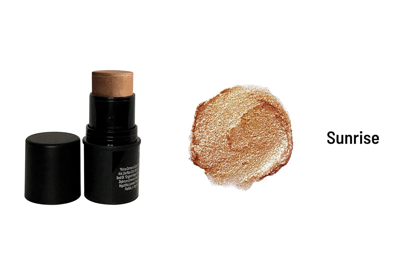 Natural Organic Multi Cream Sticks, Highlighter and Bronzers 100% Natural, Vegan, Gluten Free, Cruelty Free, Made in the USA, 0.18 oz. (Sunrise)