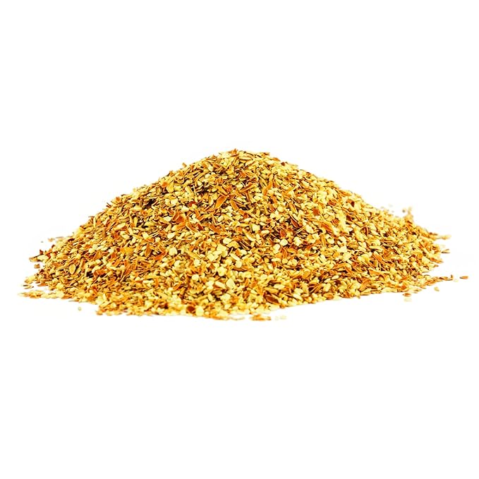 Dried Orange Peel 4 oz | Rich Citrus Aroma and Flavour | Small Granules | Perfect for Tea, Cookies, Rye breads, Seasoning & more | by Yogi's Gift®