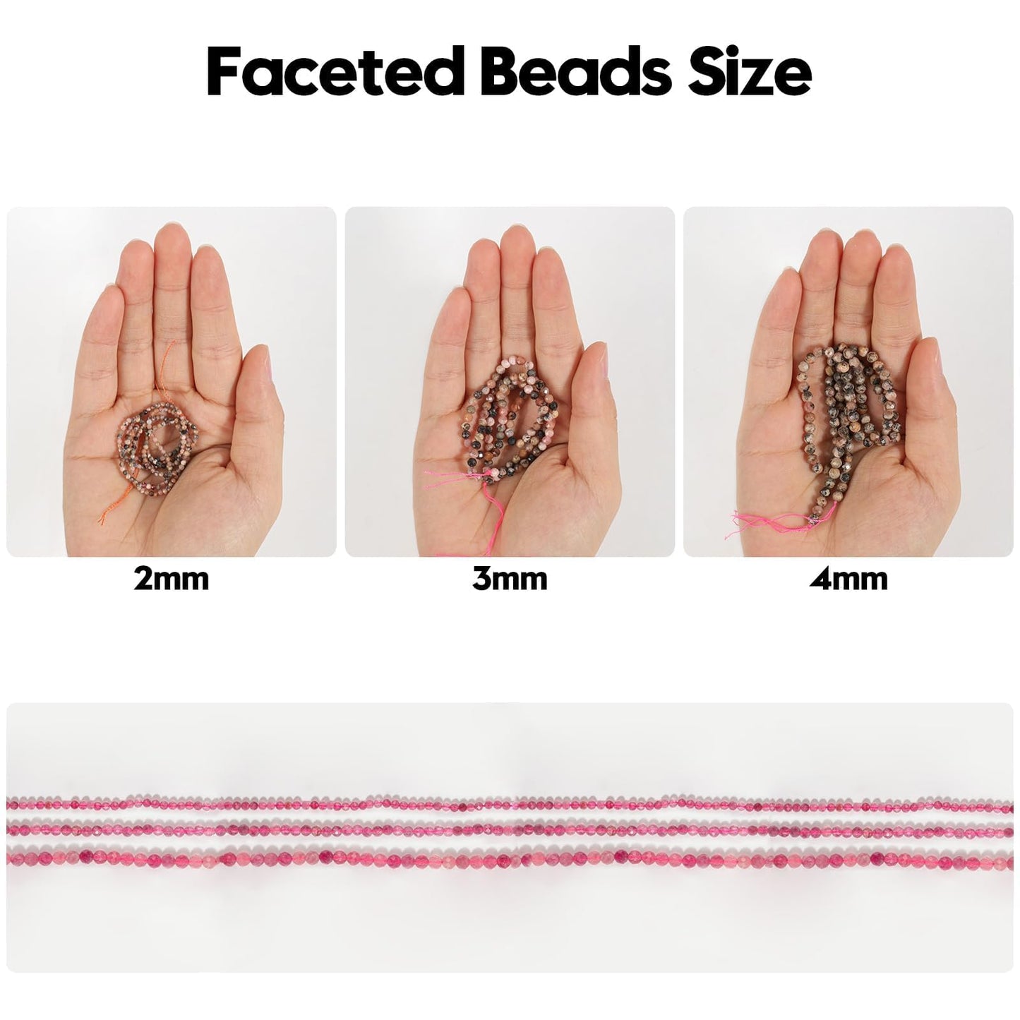 Song Xi 120pcs 3mm Natural Opal Gemstone Beads Faceted Round Loose Stone Beads for Jewelry Making (1 Strand)