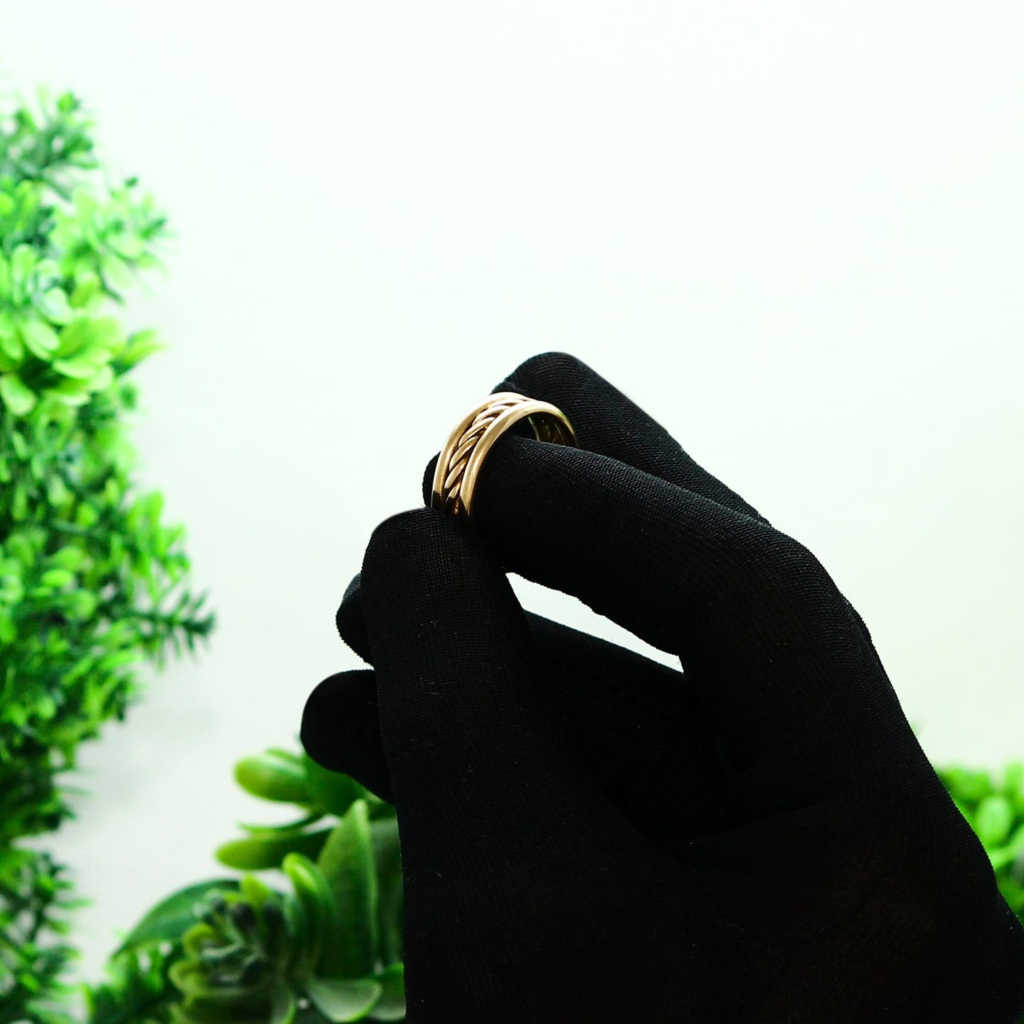 Krishnaa Jewels Pure Copper Classic HandCrafted Band Ring Gift Jewelry for Men and Women (10)