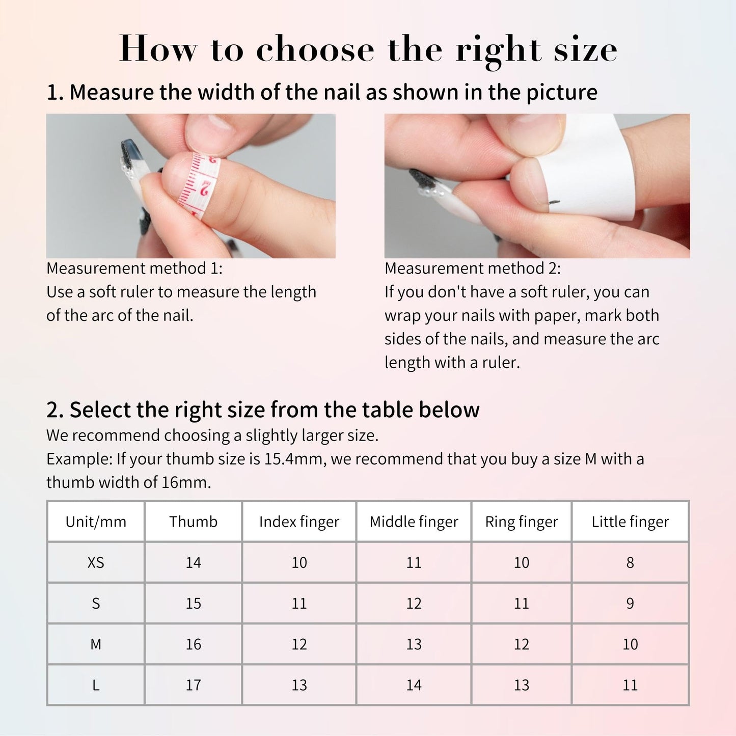 Sun&Beam Nails Handmade Press-on Short Round White Beige Gold 3D Mirror Pearl Design False Nail Tips 10 Pcs (#131 M)