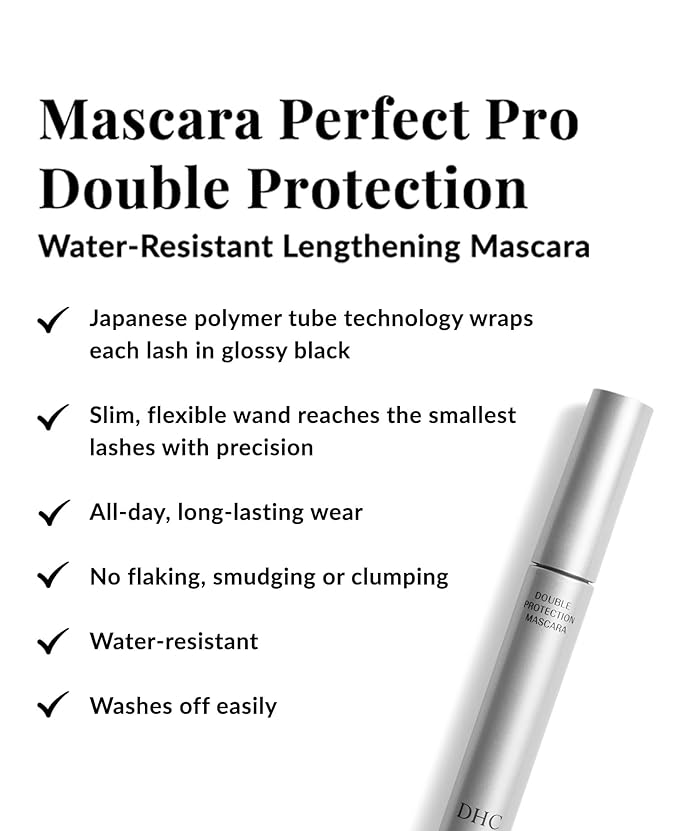 DHC Deep Cleansing Oil 2.3 Fl Oz., Lip Cream 0.05 oz. Net wt. and Mascara Perfect Pro Double Protection 0.17 oz. Net wt.