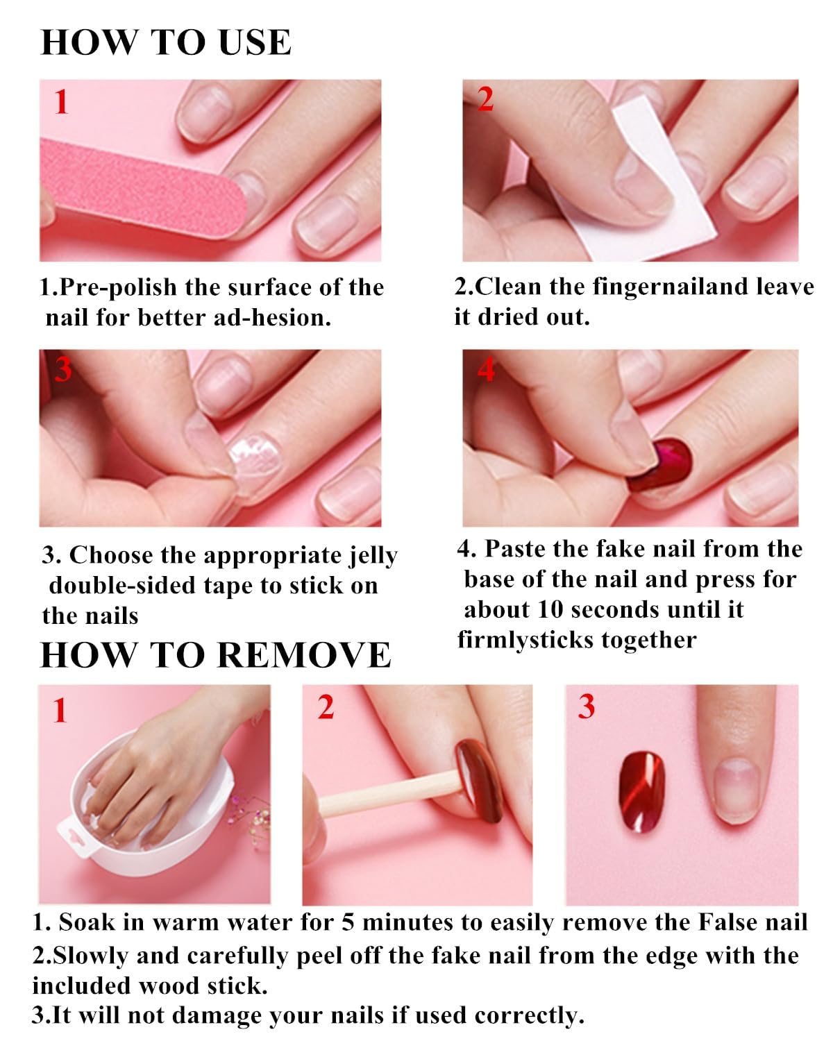 Handmade French Tip Press on Nails Medium Almond Fake Nails with Designs Blue French Tip False Nails Press ons on Nails for Women Manicure 10pcs (MT-120-S)
