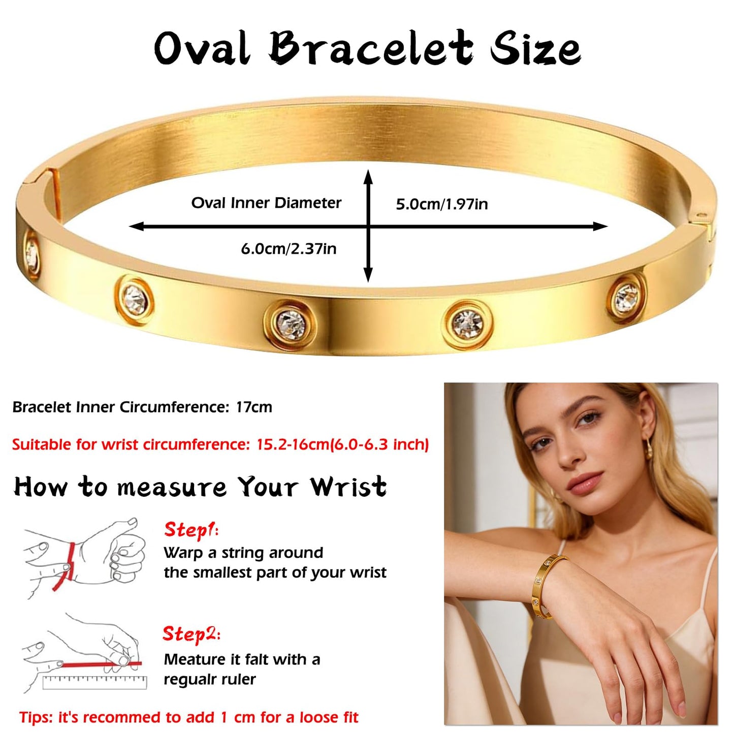 Women's Stacking Bangle Bracelets Set, 18K Gold Plated Pearl Butterfly Handchain Nail Love Bracelet Non Tarnish Gold Jewelry Trendy Waterproof Bangles Set for Women Valentines Birthday Christmas