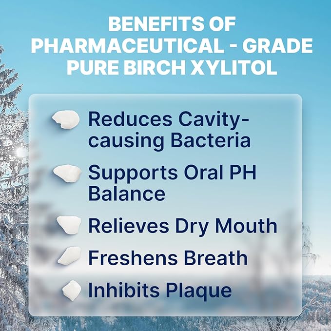 SNØ Lemon Xylitol Candy Chips | Oral Health Support | Pure Birch Xylitol | Sugar-Free, Low-Carb, Diabetic-Friendly | Vegan, Non-GMO, Gluten-Free, Kosher, Keto-friendly (1 LB Bag)