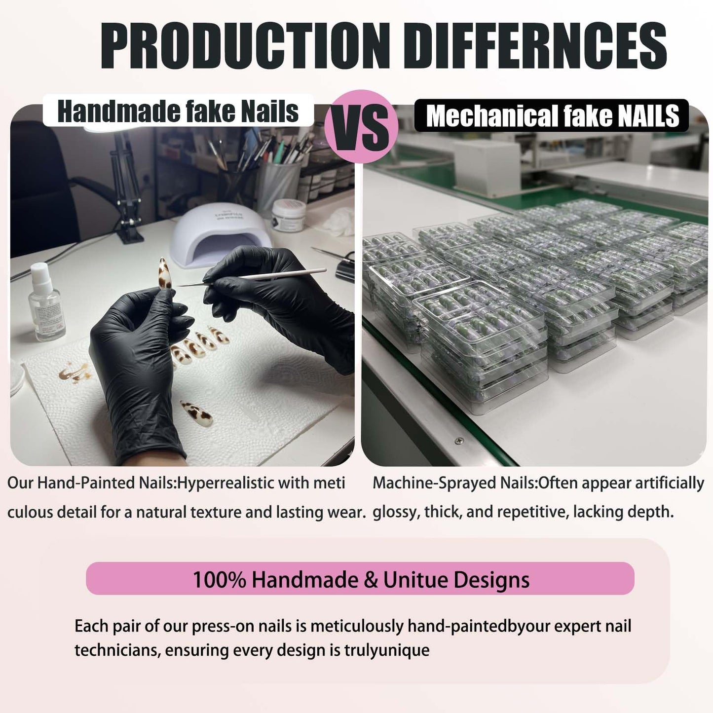 Handmade Press on Nails Stiletto French Style with Cat Eye Gradient in Oil White Adorned by a Decorative Bow and Diamonds Handmade Stiletto Press on Nails 3D Luxury Press on Nails（S）