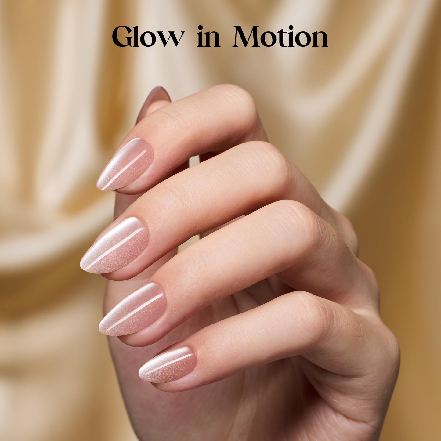 Beetles Milky White Press On Nails Short Squoval, 32pcs 16 Sizes, Soft Gel, Glue and Tabs, HEMA and TPO Free & Jelly Gel Nail Polish Set 25 Colors, 36PCS Kit, TPO HEMA Free Base and Top Coat